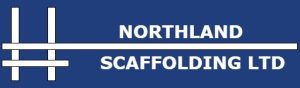 North scaff logo blue back drop